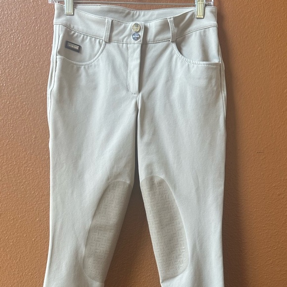 Iago Tan With Black Riding Breeches Italian Size 40 Or US 26 New Without Tags! - Picture 4 of 9